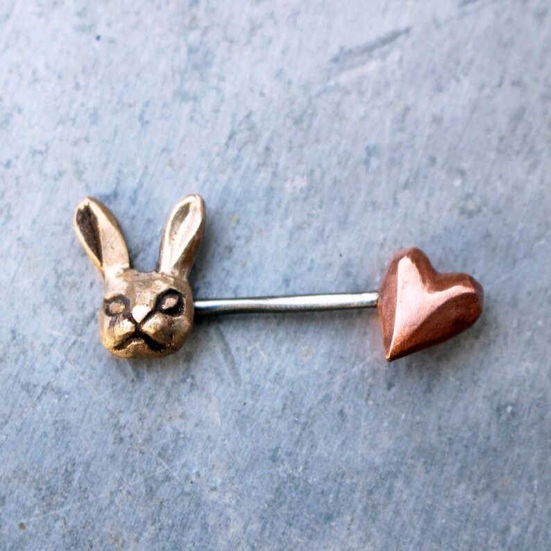 Piercing A Rabbit Nipple Piercing Jewelry, Bunny Rabbit Love - Etsy