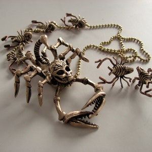 Serqet scorpio goddess statement necklace image 3