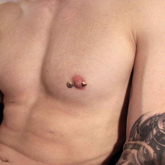 Puffy Nipples Pierced