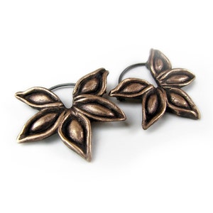 Star anise earrings image 1