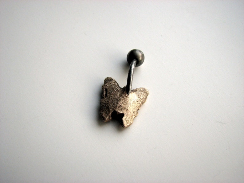 Belly button jewelry butterfly