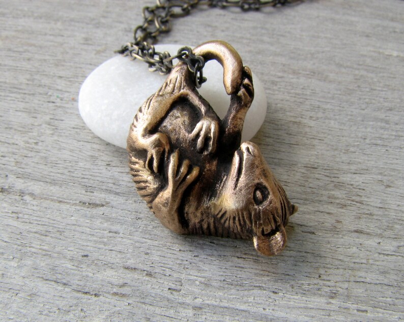 Baby opossum pendant image 1