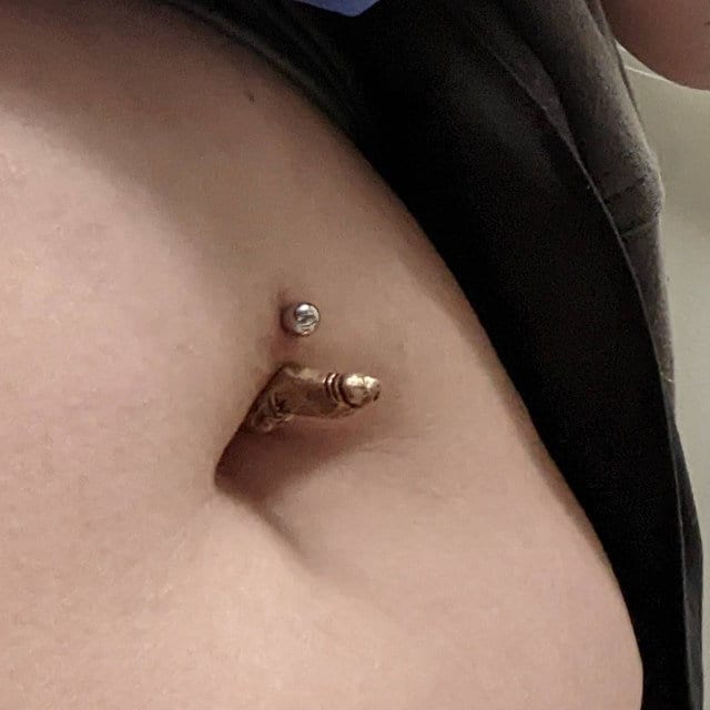Dick Penis Mature Belly Button Ring Titanium or Surgical Steel