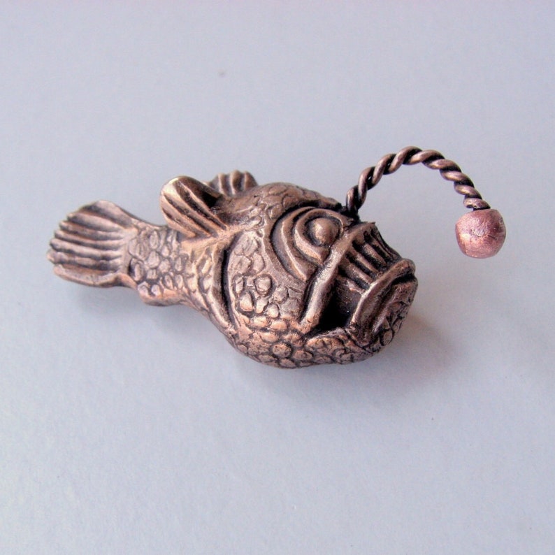 Angler fish necklace image 4