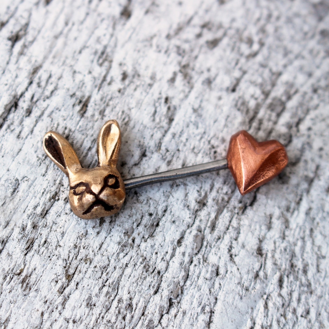 Piercing A Rabbit Nipple Piercing Jewelry, Bunny Rabbit Love - Etsy