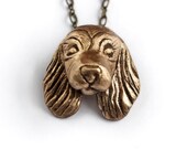 Spaniel dog pendant