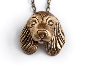 Spaniel dog pendant