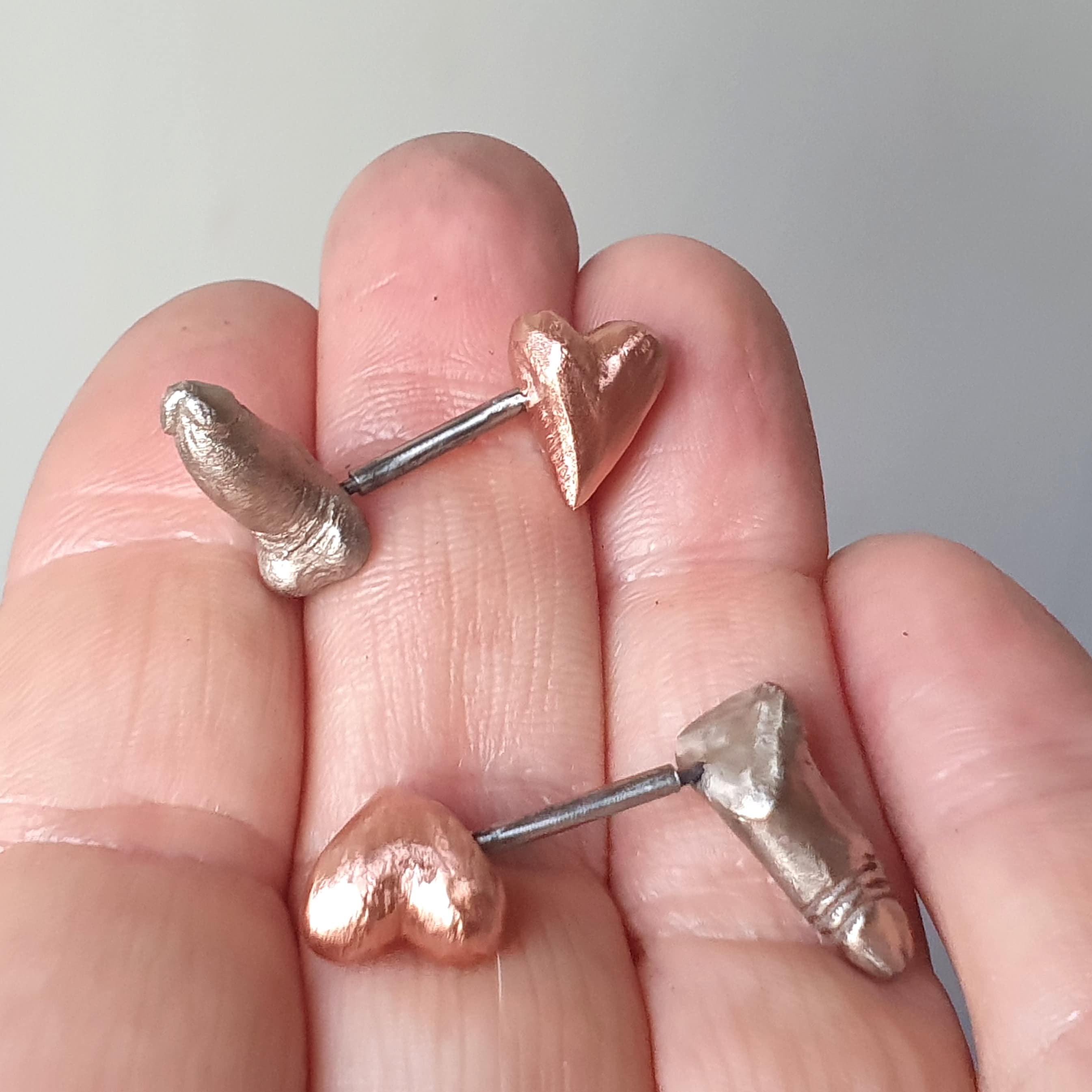 Nipple Piercing Jewelry. I Love Dick, Cock, Penis. Mature. - Etsy