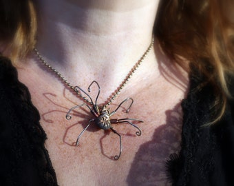 Spider necklace