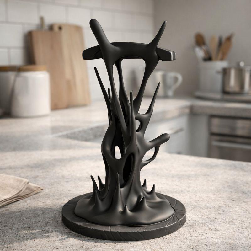 シンビオートヘッドホンスタンド｜3Dプリントデスクアクセサリー