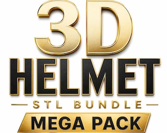 Mega Pack 3D Helmet STL Files – 100+ Printable Files for Cosplay & 3D Printing