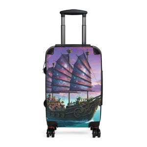 気まぐれな海賊船スーツケース - 旅行、荷物、冒険、旅行者へのギフト、休暇、夏休み