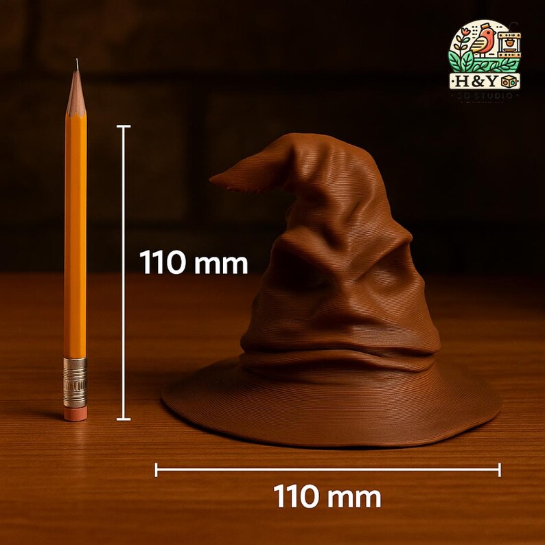 Mini Wizard Hat – 3D Printed Fantasy Figurine | Magical Desk Decor ...