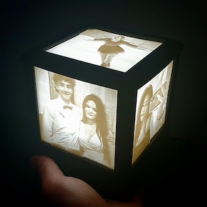 Custom Photo Lamp Lithophan ELEGANT
