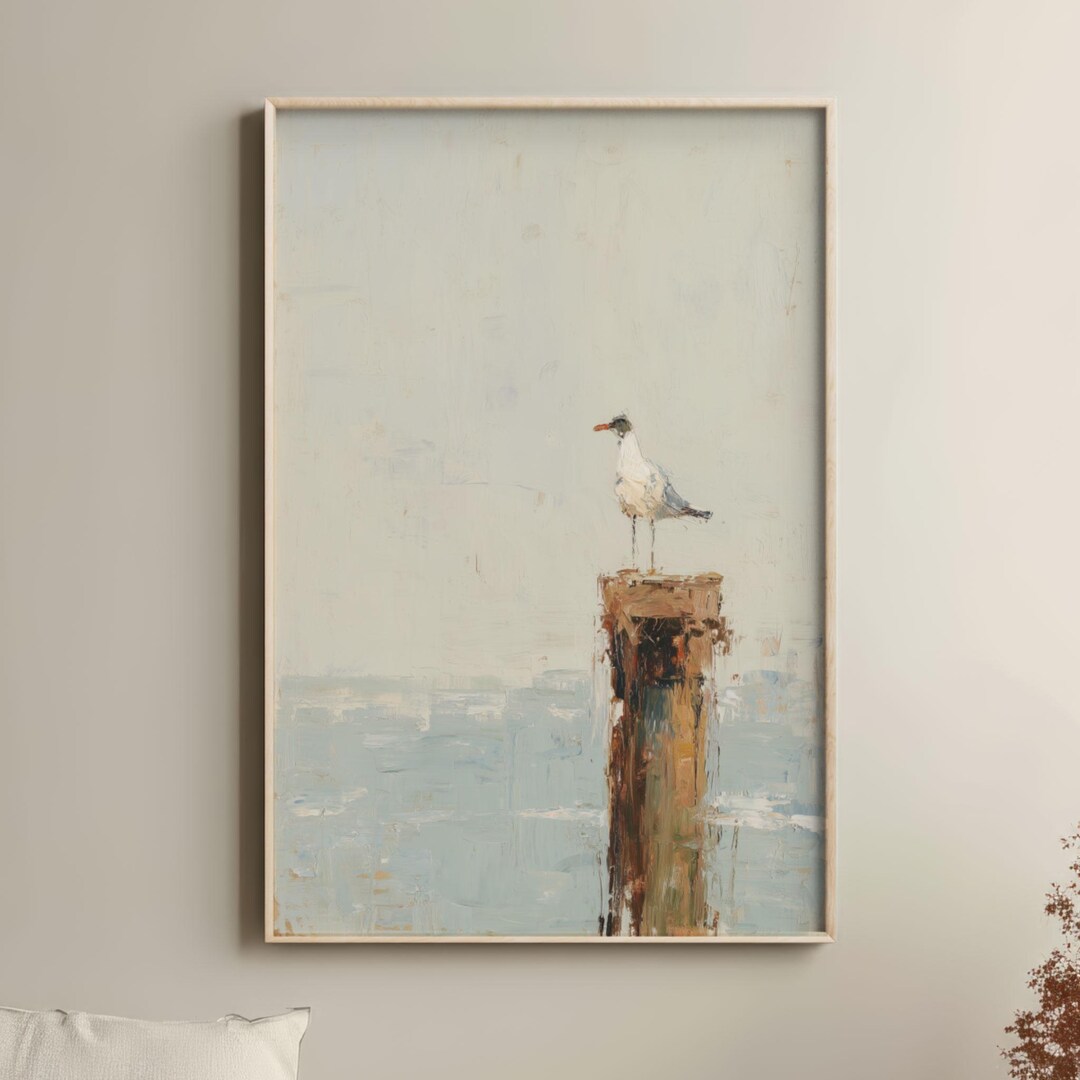 Seagull Wall Art : Coastal Beach House Decor - Etsy