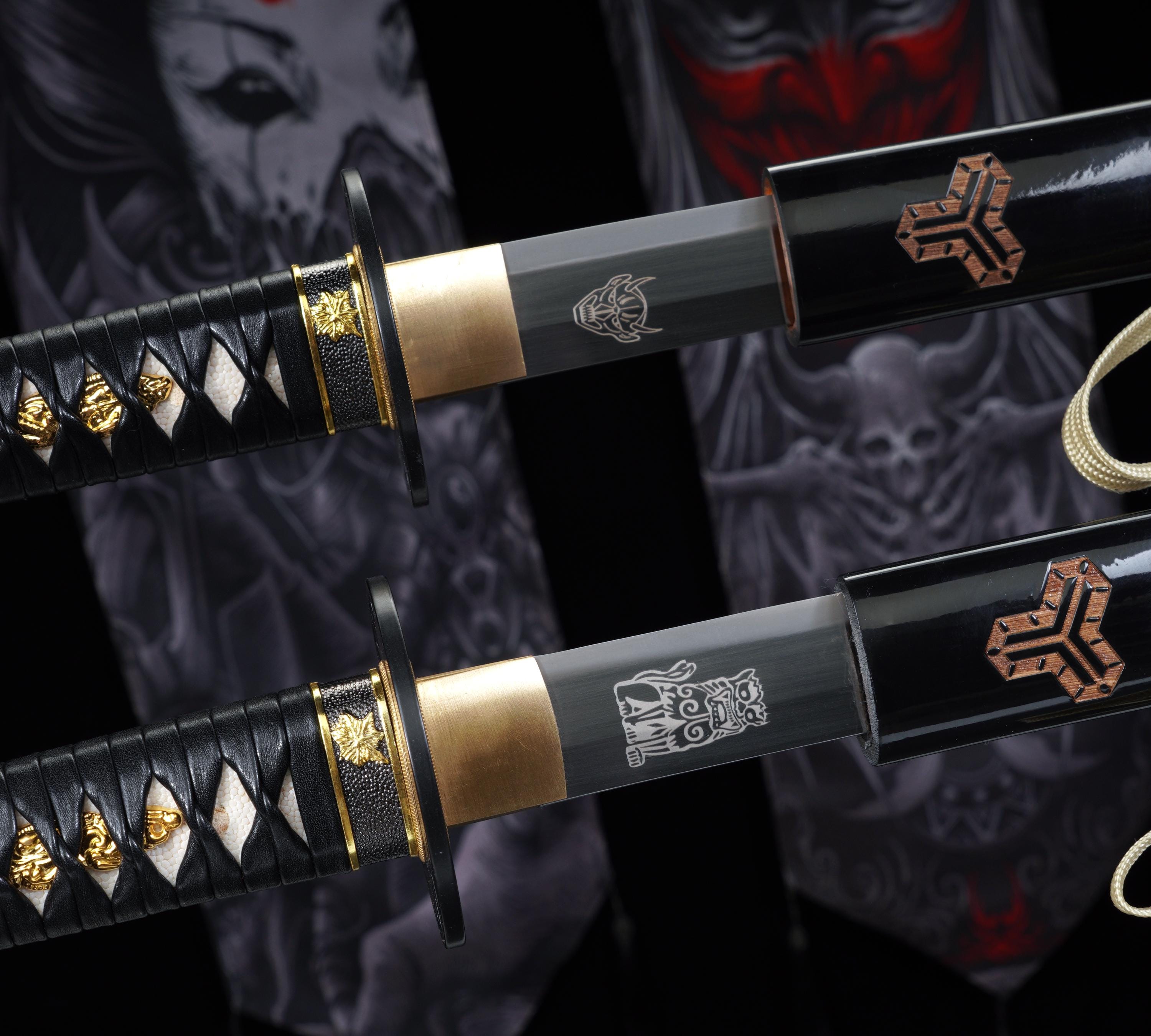 キル・ビルの服部半蔵刀の実物大レプリカ、手作りの日本刀