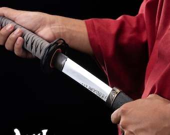 Moonveil Katana Life-Size Replica, Elden Ring - Hand Forging Full Tang Sword, Dark souls, Bloodborn, Gift for Gamers | Boyfriend | Him| Cos