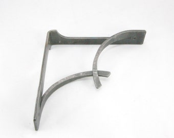 12" Metal Shelf Brackets, 12" Shelf Bracket, Hand forged shelf bracket, blacksmith made shelf bracket