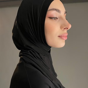 Hijab for Women Muslim Instant Turbans Soft Jersey Scarf Islamic Clothes