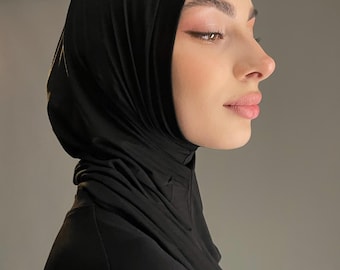 Hijab for Women Muslim Instant Turbans Soft Jersey Scarf Islamic Clothes