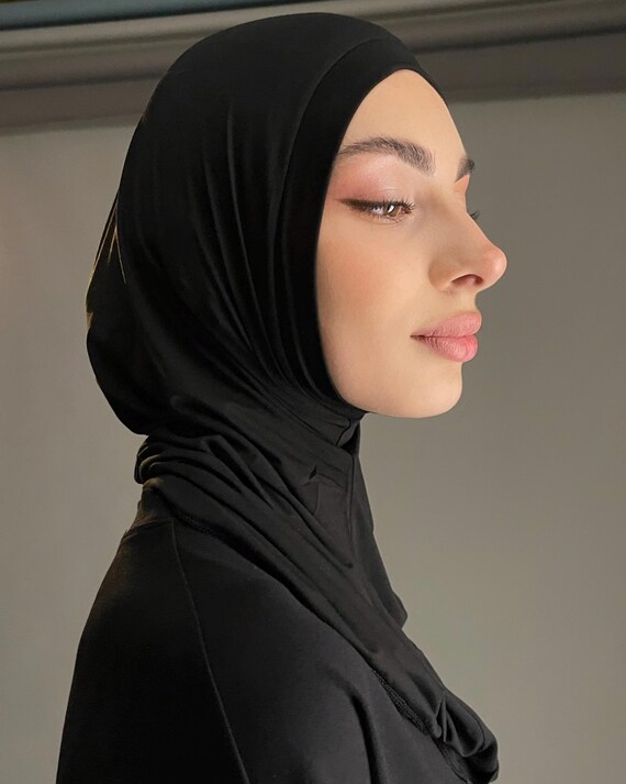 Hijab for Women Muslim Instant Turbans Soft Jersey Scarf Islamic Clothes