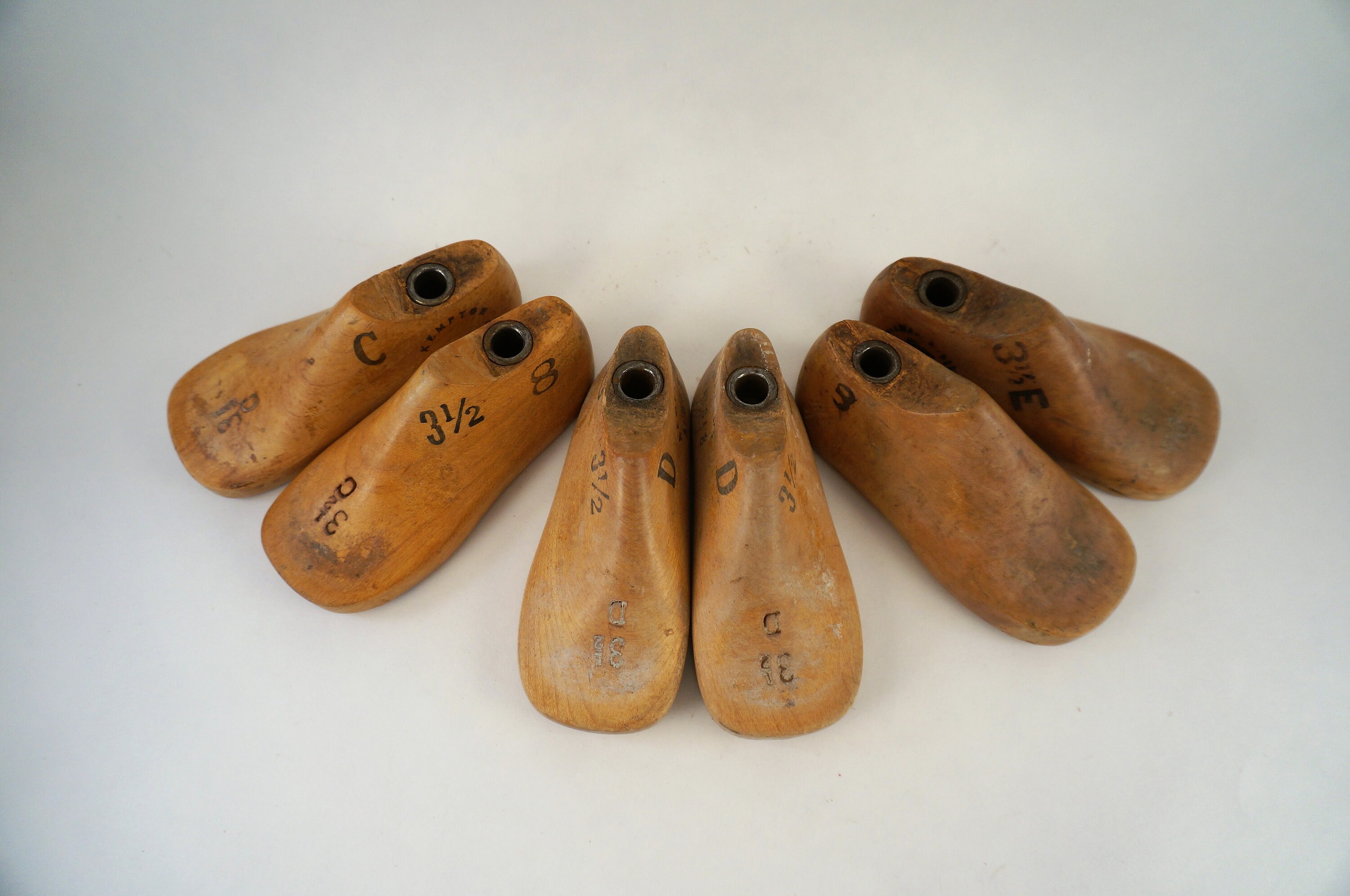 Vintage Shoe Lasts Children's Sizes 3.5C 3.5D and 3.5E Etsy