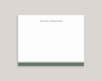 Personalized Note Card // No 085 // Stationery Set // Thank You Cards // Family // Choose Your Colors