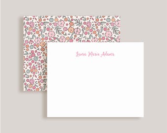 Custom Double-Sided Note Card // Cottage // Stationery Set // Thank You Cards // Personalized Notecards // Vintage