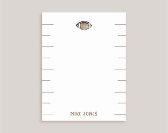 Personalized Note Card Set // Football // Thank You Cards // Stationery