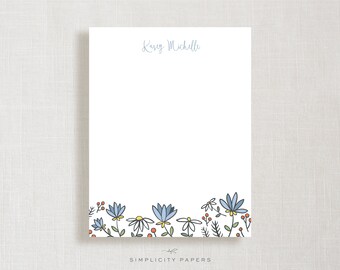 Personalized Note Card Set | Enchanted | Personal Stationery | Choose Your Colors
