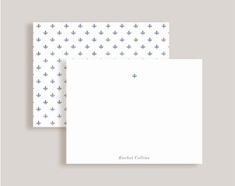 Double-Sided Note Card // Royal Lily // Stationery Set // Thank You Cards // Personalized Notecards