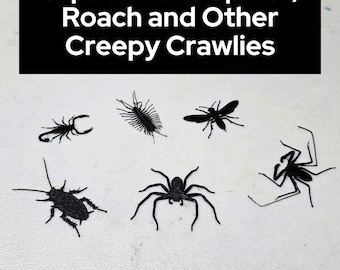 Realistisches Käfer STL Bundle – Spinne, Plötze, Palmetto Käfer und mehr (Digitaler Download)