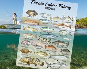 Florida Küstenangeln Checkliste zum sofortigen digitalen Download