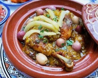 Tajine de poulet à la marocaine - Recette numérique - Téléchargement immédiat