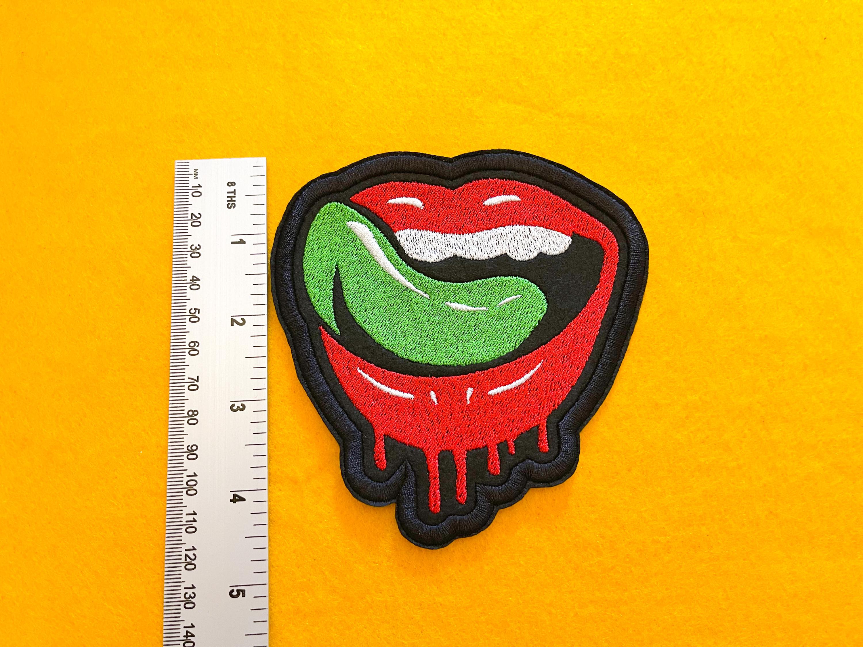 Falling In Reverse High-Quality  Embroidered Patch - Iron-On/Sew-On - Logo - Sizes: Small (8cm), Medium (10cm), Large (12cm) - Jackets