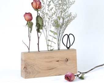 Dried Flower Stand | Includes Scissors | Stem Vase | Gifts For Her | Plant Lovers | Gardener Gift | Indoor Plant Stand