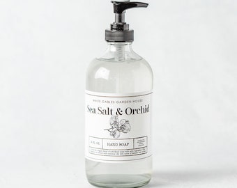 Sea Salt & Orchid Hand Soap | Small Batch | Gifts For Her