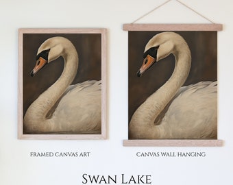 Swan Lake | Whimsical Painting | Canvas Artwork
