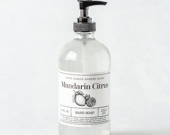 Mandarin Citrus Hand Soap | Small Batch | Gifts For Her