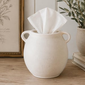 Tissue Holder, Olive Jar Tissue Dispenser, Bathroom Decor