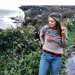 Icelandic wool sweater. In STOCK size s-m