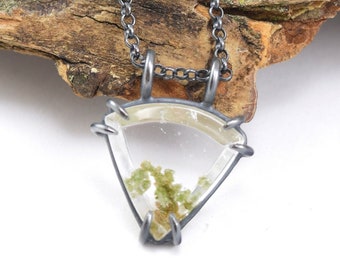 Garden Quartz Necklace - Lodolite Inclusions