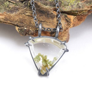 Garden Quartz Necklace Lodolite Inclusions image 1