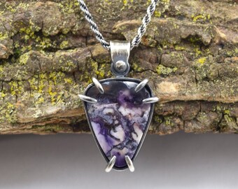 Tiffany Stone Necklace in Sterling Silver - Triangle