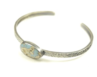 Leland Blue Bracelet in Sterling Silver - Light Cornflower Blue - Women's M to L