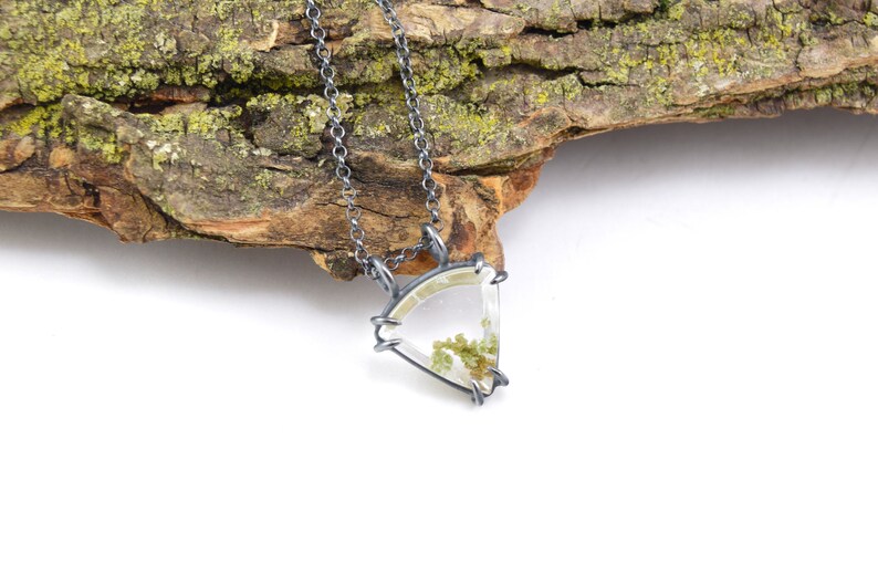 Garden Quartz Necklace Lodolite Inclusions image 2