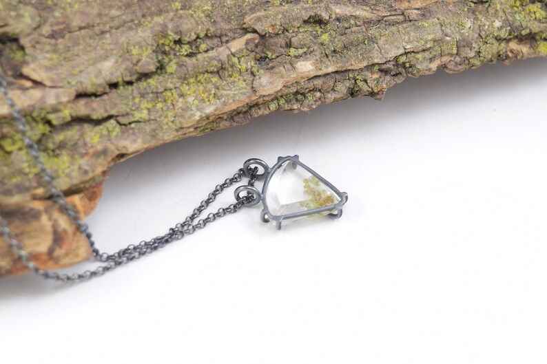 Garden Quartz Necklace Lodolite Inclusions image 3