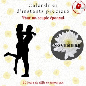 Paarkalender November – 30 Liebes-Challenges für Paare | Anpassbares und druckbares PDF | Romantische Aktivitäten für Paare