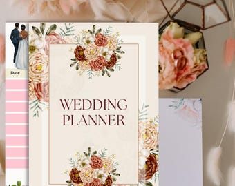 Planer ślubny do druku w formacie A4 w formacie PDF – natychmiastowe pobranie
