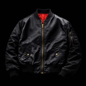 Vintage 80er Jahre MA-1 Bomberjacke: Graue Oversized Fliegerjacke